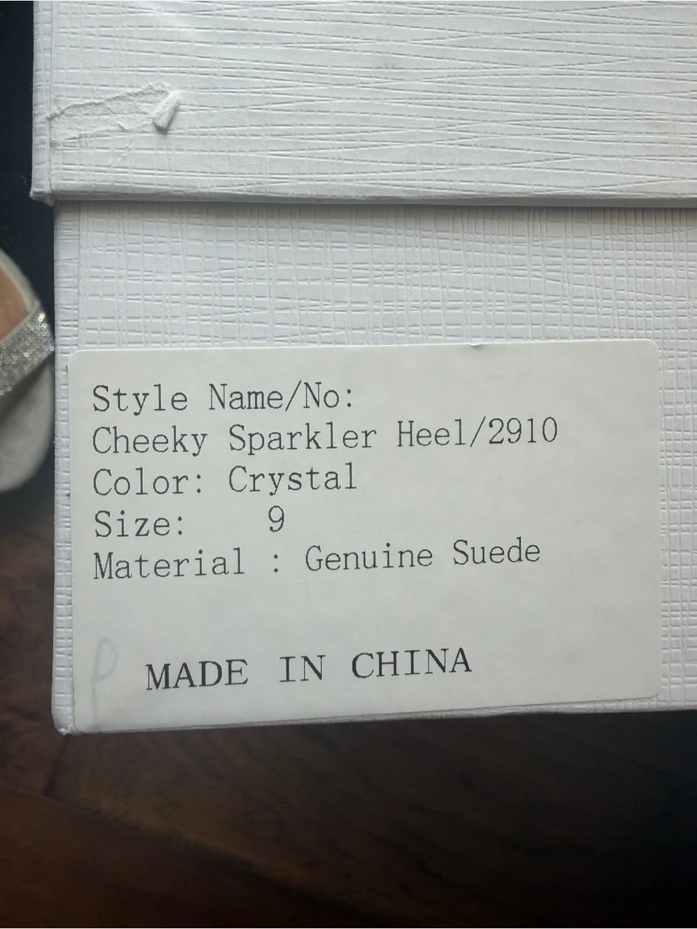 Diverse Style Rhinestone heel